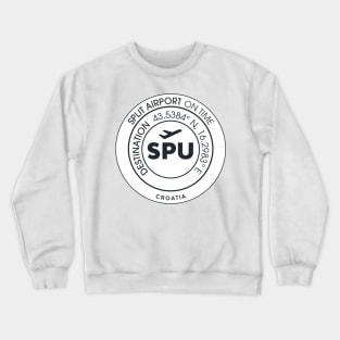 Airport SPU Split Crewneck Sweatshirt